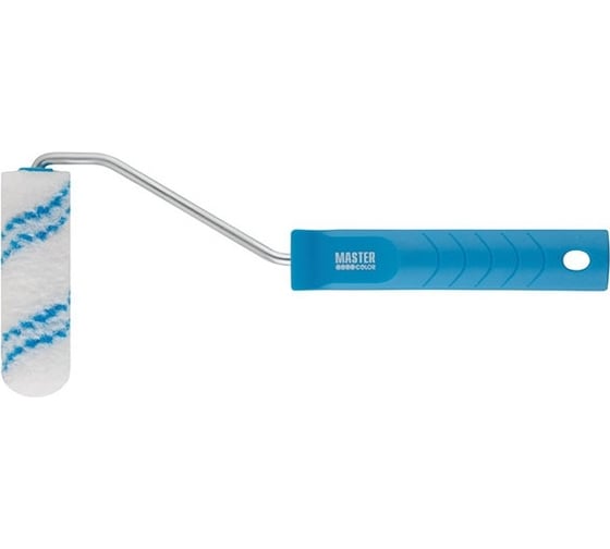 Изображение товара Ролик MASTER COLOR ядро 15 мм, полиамид нейлон, ворс 9 мм, 2К-ручка 27 см, 100 мм 30-1056