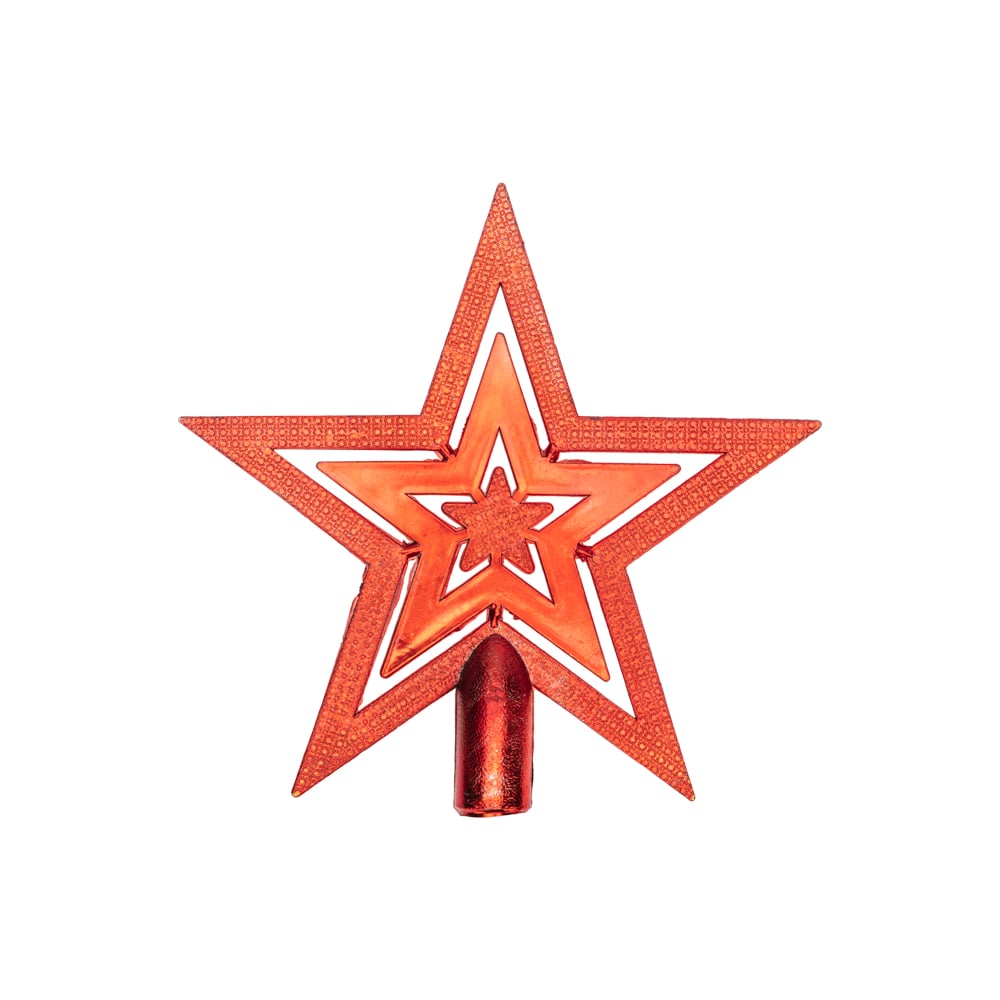 Изображение товара Верхушка на ёлку Neon-Night красная звезда 20 см 501-005