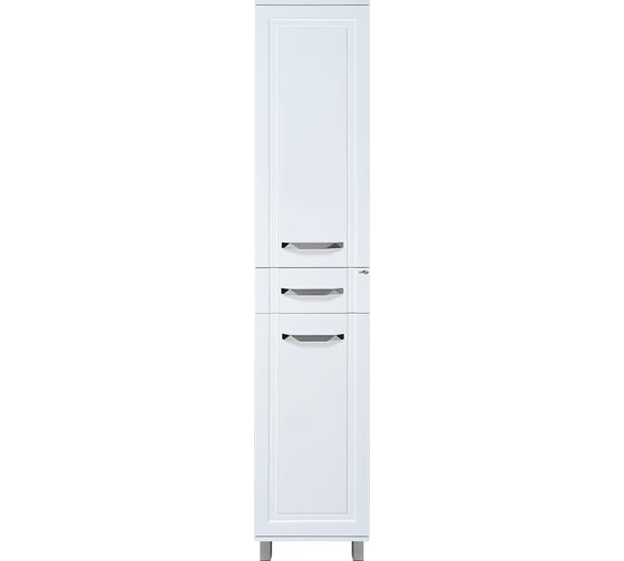 Изображение товара Шкаф-пенал Misty Терра 40 с 1 ящиком, левый, белый П-Тер0504001-1ЯЛ