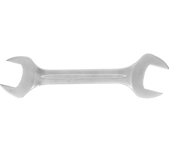 Изображение товара Ключ HORTZ гаеч. двуст. 75x80 хром. HOR 103170