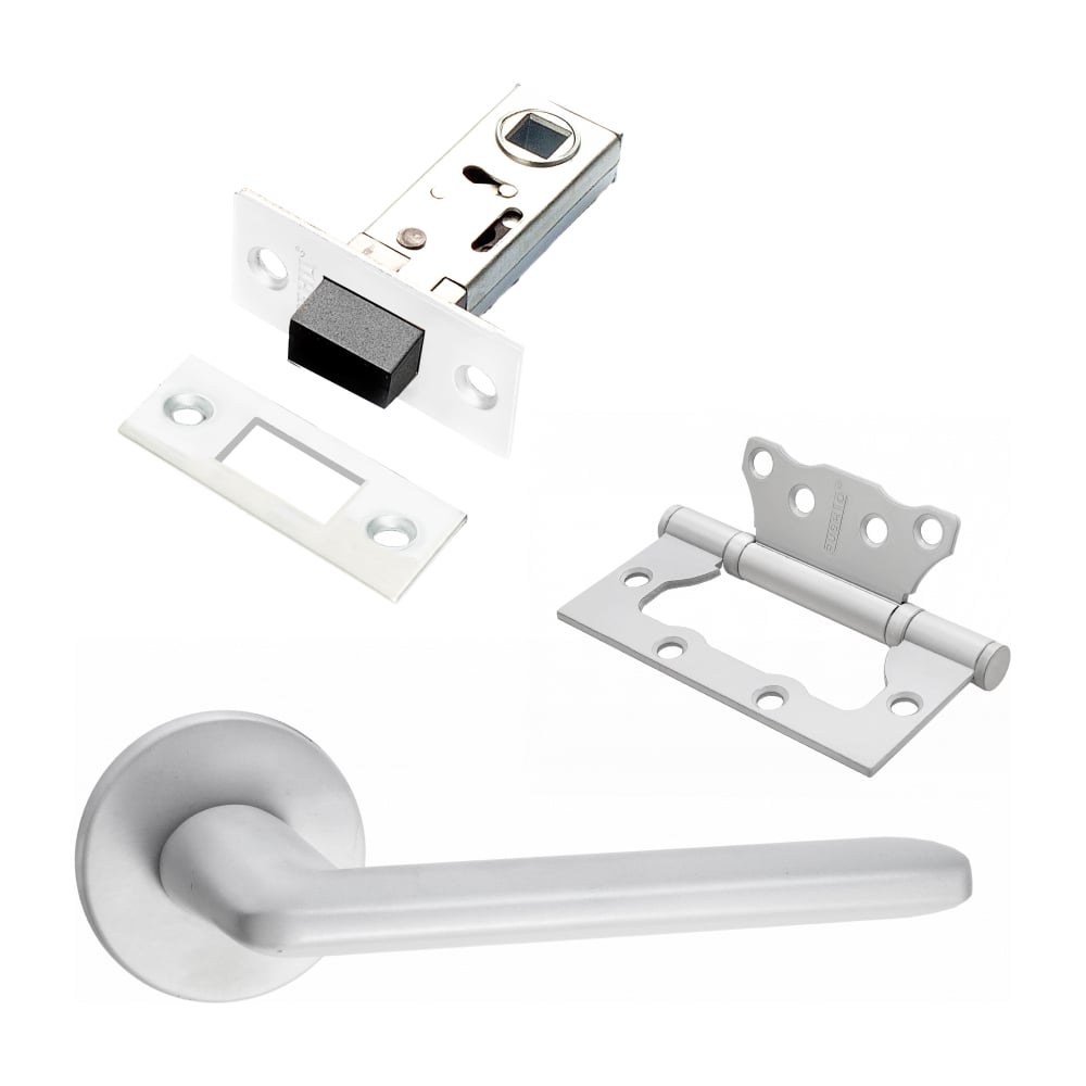 Изображение товара Комплект для межкомнатной двери PAULINIDOR 546-06 slim магнитная защелка белый