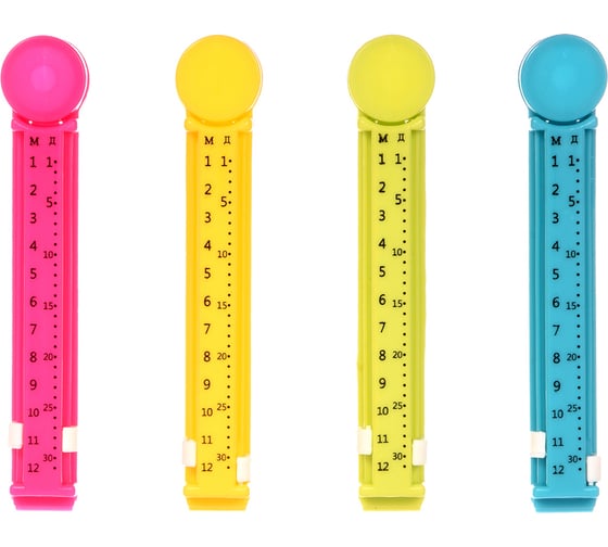 Изображение товара Зажимы для пакетов MARMITON, с датами, 10,5 см, 4 шт 16150