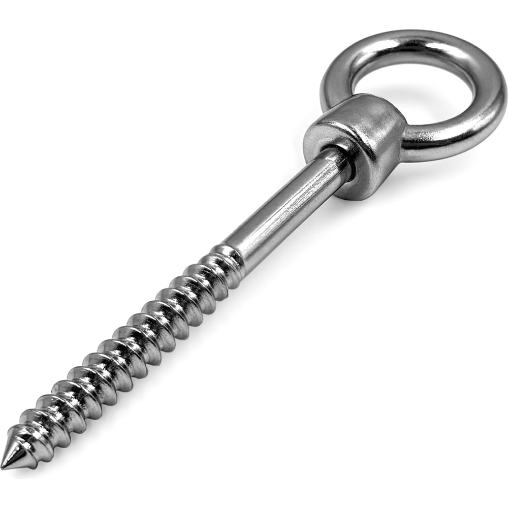 Изображение товара Нержавеющий рым-шуруп KREPFIELD 8x80, арт 8271, А2, 1 шт.