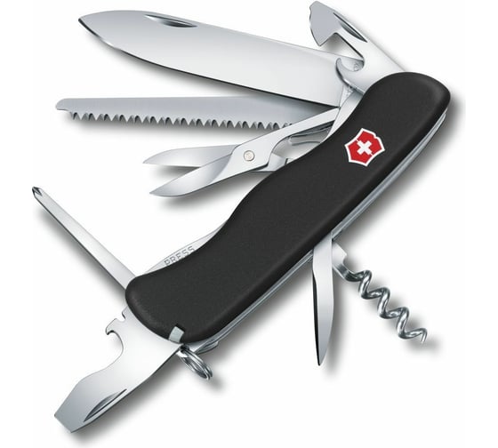Изображение товара Нож Victorinox Outrider 111 мм, 14 функций, черный 0.8513.3