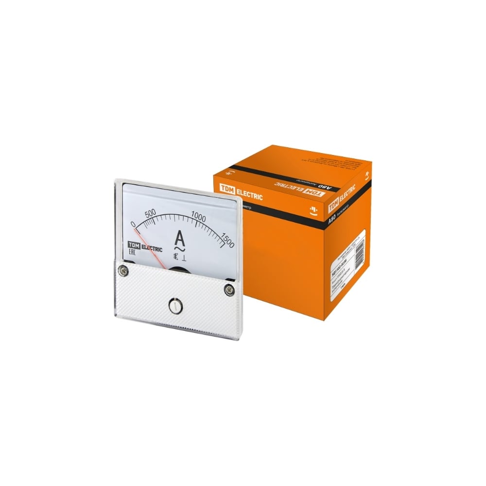 Изображение товара Амперметр TDM ELECTRIC А80 75А/5А-2,5 для измерения переменного тока