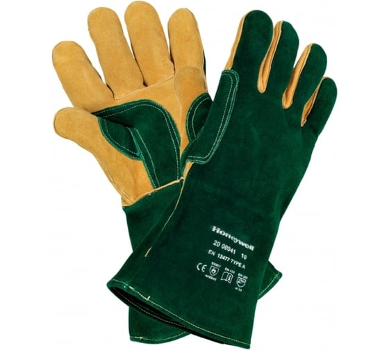 Изображение товара Краги сварщика Honeywell Green Welding термостойкий спилок, усиленные, р-р 9 2000041-9