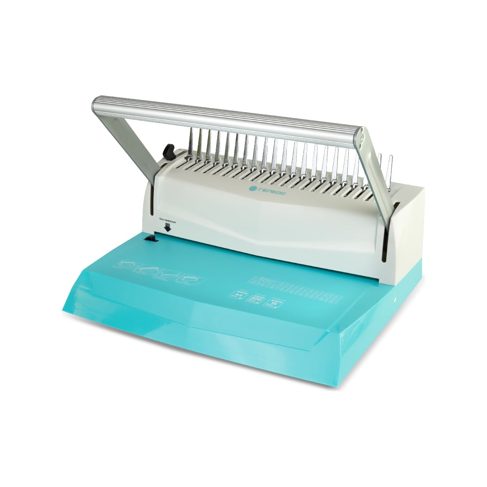 Изображение товара Брошюратор ГЕЛЕОС БП-16 на пластиковую пружину А4 пробивает 16 листов