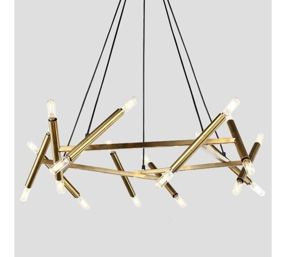 Изображение товара Подвесной светильник IMPERIUMLOFT JONATHAN BROWNING Le Pentagone Chandelier 20 Light 123487-22