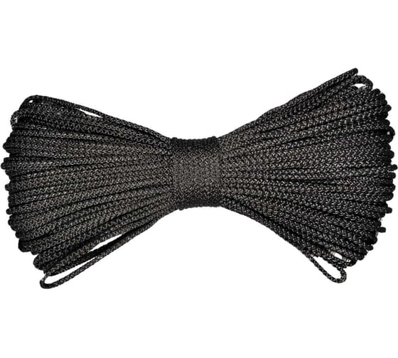 Изображение товара Шнур вязаный полипропиленовый ООО Оптхозторг 3 мм 100 м черный 03831003