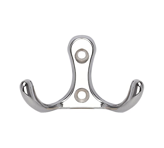 Изображение товара Крючок MF H5506, 2-х рожковый, хром, алюминий 787021v