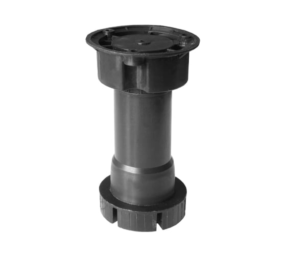 Изображение товара Кухонная опора MF регулируемая, 100-120 мм, разборная, черная, без клипсы, под саморез 7093v