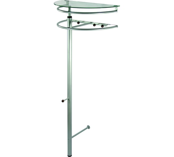 Изображение товара Напольная вешалка Мебелик Галилео 211 металлик/темно-коричневый 1651