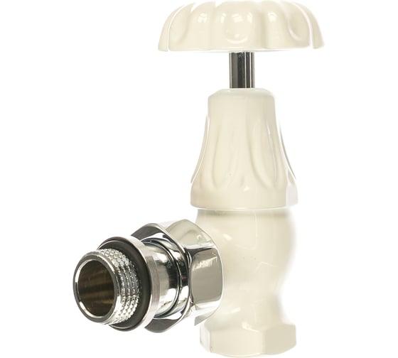 Изображение товара Комплект SR Rubinetterie Old Style 1/2 угловой, цвет белый, K337-1500VC0A