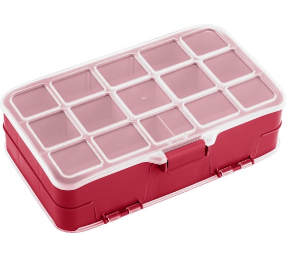 Изображение товара Органайзер для мелочей Blocker expert 20,5x13x6 см двухсторонний красный 33748