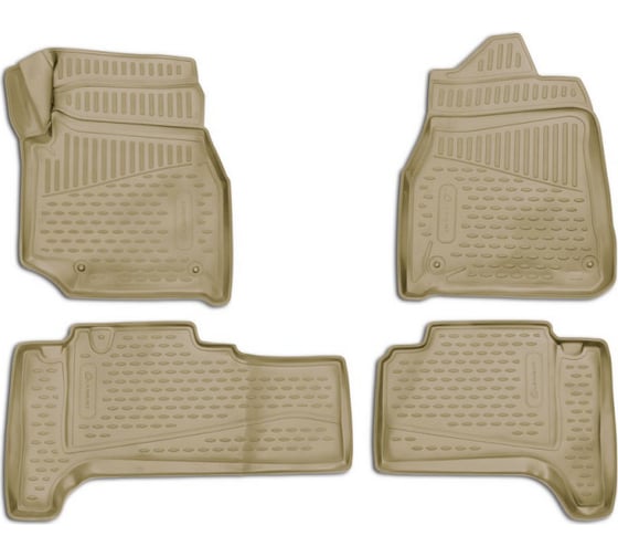 Изображение товара Коврики в салон Element Toyota Land Cuiser, 1998-2007, АКПП, правый руль, 3D, 4 шт. ЕLEMENT3D48139210