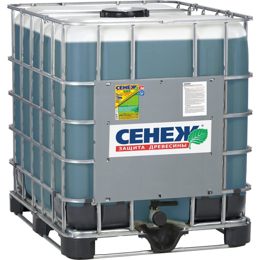 Изображение товара Био еврокуб СЕНЕЖ 1000 кг антисептик для внутренних и наружных работ