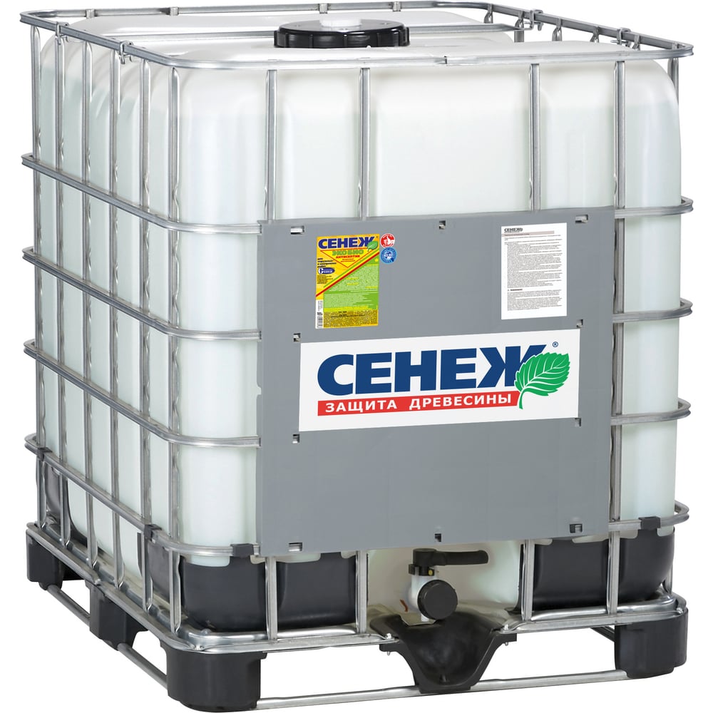 Изображение товара Экобио СЕНЕЖ антисептик на водной основе в еврокубе 1000 кг