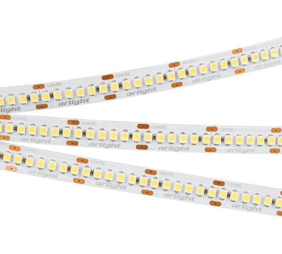 Изображение товара Светодиодная лента Arlight RT-A240-10mm, 24V, Warm3500 5м 040545