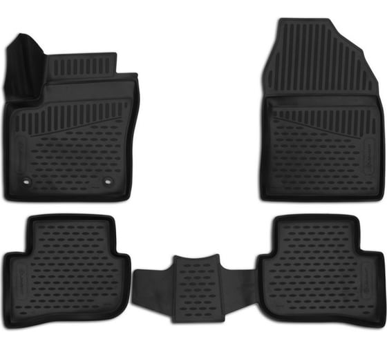Изображение товара Коврики в салон Element Toyota C-HR, 2016-, 4WD, 3D, 4 шт. ЕLEMENT3D48129210k
