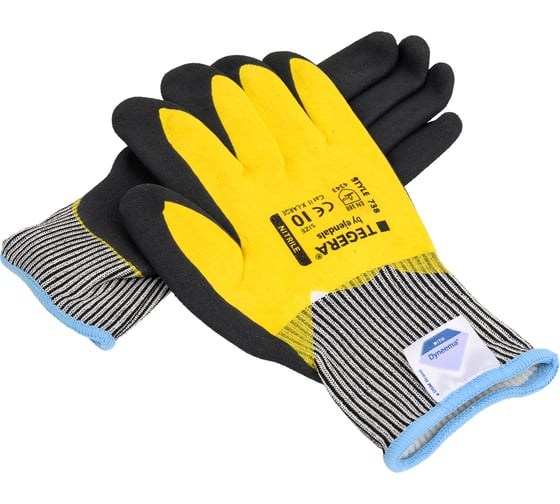 Изображение товара Перчатки TEGERA для защиты от порезов, полностью нитриловое покрытие, р-р 10 738-10