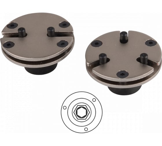 Изображение товара Адаптеры для утапливания поршня тормозного цилиндра МАСТАК к набору 102-00007C 102-01003