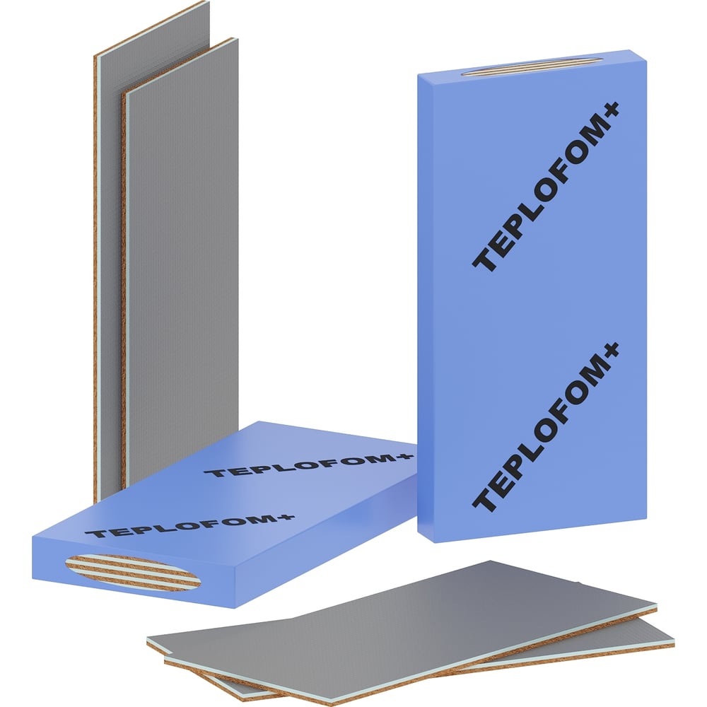 Изображение товара Звукоизоляционная панель Teplofom+ 22 ДВП short