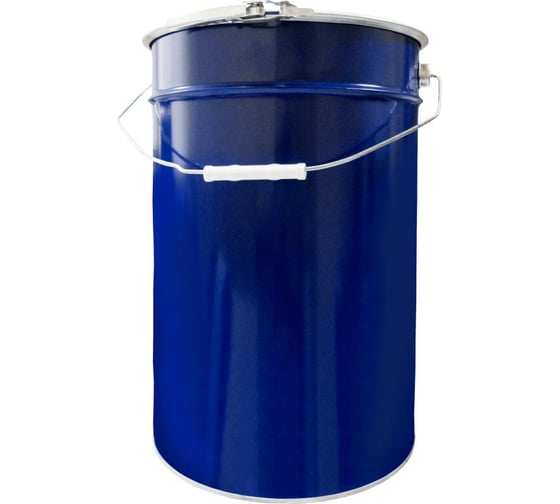 Изображение товара Металлическое ведро Тара.ру 27 л, синее, крышка-обруч 17266
