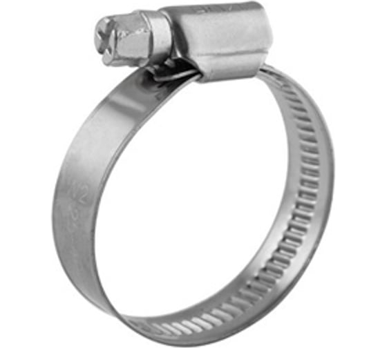 Изображение товара Червячный хомут REXANT 25-40/12-0.8 мм, нержавеющая сталь W2, 50 шт. 07-0725-12