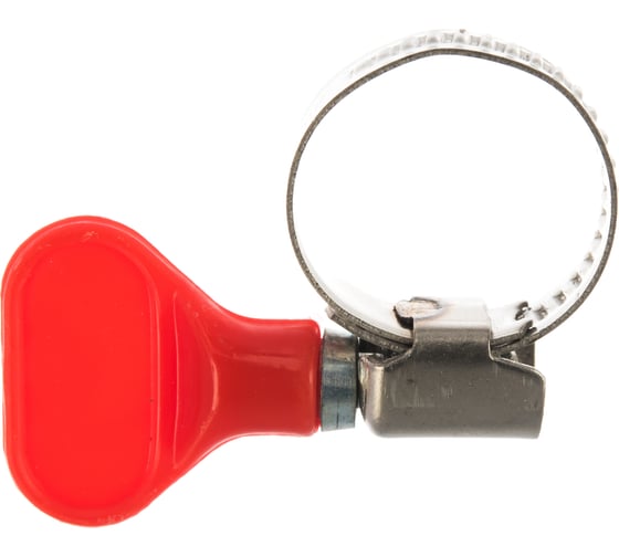 Изображение товара Хомуты Зубр ЭКСПЕРТ "Бабочка", нерж. сталь, накатная лента 9 мм, 12-20 мм, 2 шт. 37835-12-20