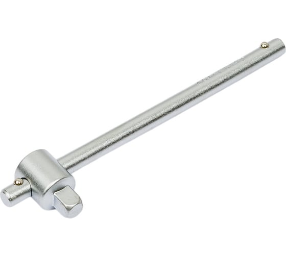 Изображение товара Вороток T-образный Зубр "МАСТЕР" для торцовых головок 1/4", Cr-V, хроматированное покрытие, 115мм 27738-1/4