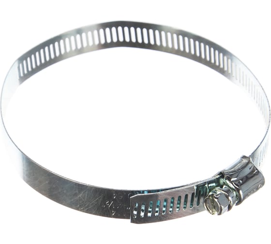 Изображение товара Хомуты Зубр ЭКСПЕРТ оцинкованные, просечная лента 12 мм, 91-114 мм, 2 шт. 37805-091-114-2