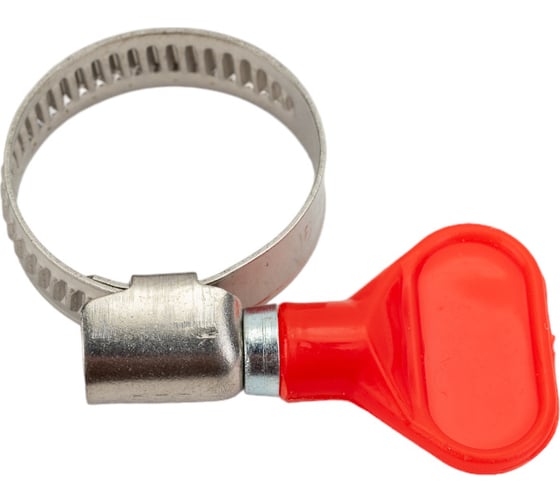 Изображение товара Хомуты Зубр ЭКСПЕРТ "Бабочка" нерж. сталь, накатная лента 9 мм, 16-25 мм, 2 шт. 37835-16-25