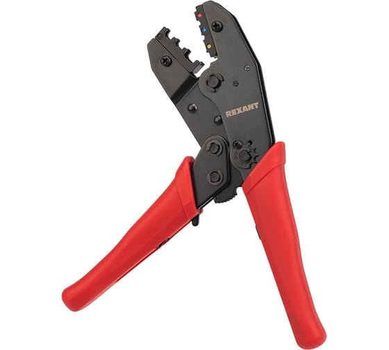 Изображение товара Кримпер REXANT HT-301 W для обжима изолированных клемм 0.5-6.0 кв.мм 12-3021