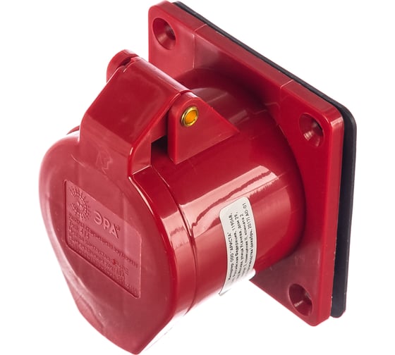 Изображение товара Стационарная розетка ЭРА внутренняя 414 3Р+РЕ 16А 380В IP44 Б0032868