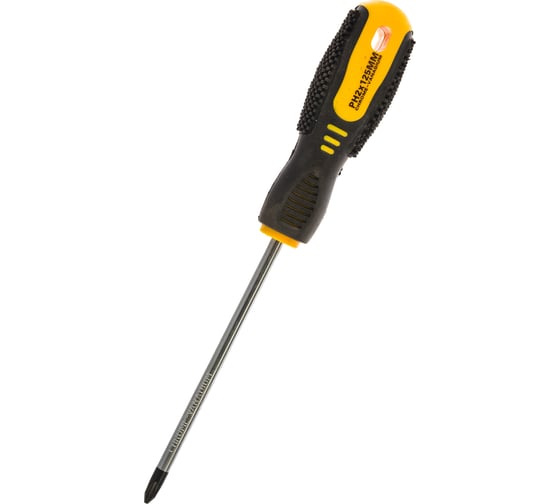 Изображение товара Крестовая отвертка REXANT PH 2х125 мм, двухкомпонентная рукоятка 12-4728