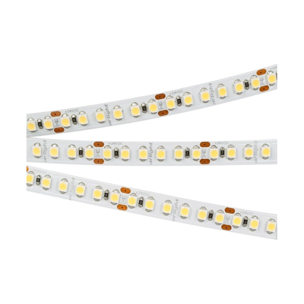 Изображение товара Светодиодная лента Arlight RT-A180-8mm 24V 5 метров теплый белый