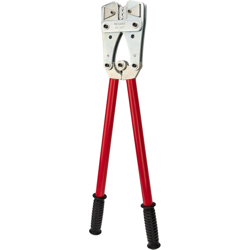 Кримпер для обжима силовых наконечников и гильз REXANT инструмент для зачистки кабеля и обжима наконечников rexant