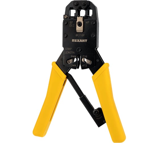 Изображение товара Кримпер REXANT HT-200R для обжима 10P10C, 8P8C, 6P6C, 4P4C 12-3442
