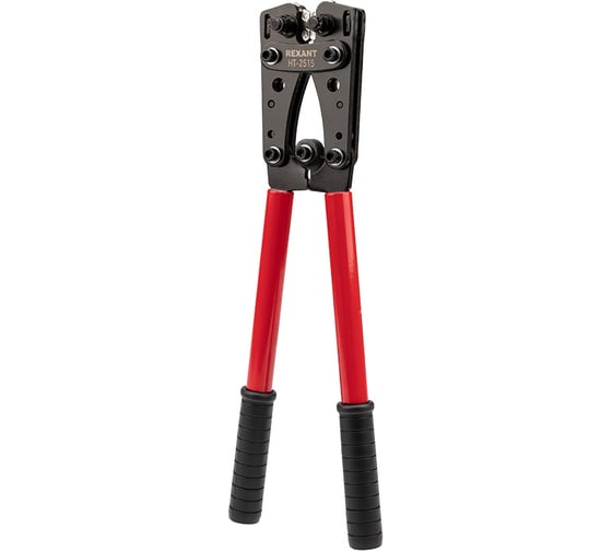 Изображение товара Кримпер REXANT HT-2515 для обжима силовых наконечников и гильз 6, 10, 16, 25, 35, 50 кв.мм 12-3055