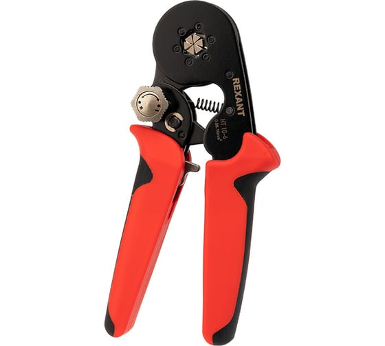 Изображение товара Кримпер для обжима штыревых наконечников REXANT HT 10-6 0.08-10.0 кв.мм с регулятором усилия 12-3210-1