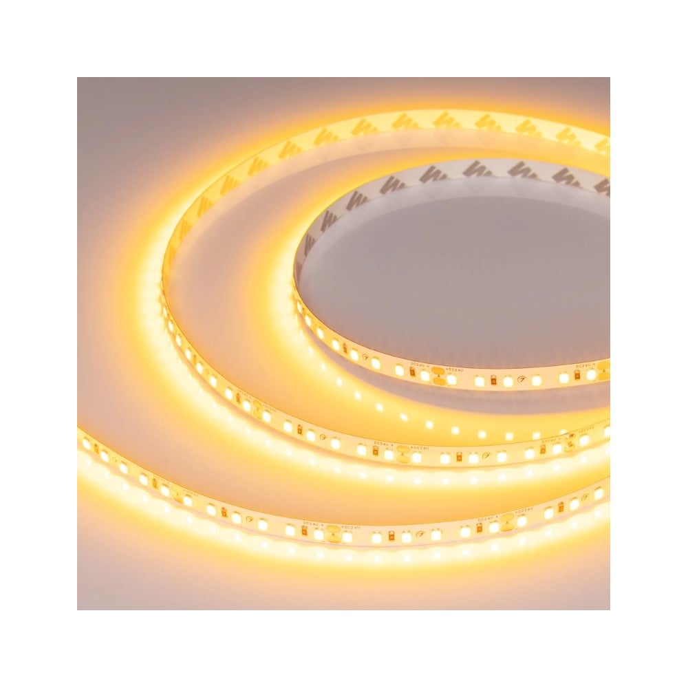Изображение товара Светодиодная лента Arlight RT-A120-8mm, 24V, 5м, белая, теплый свет
