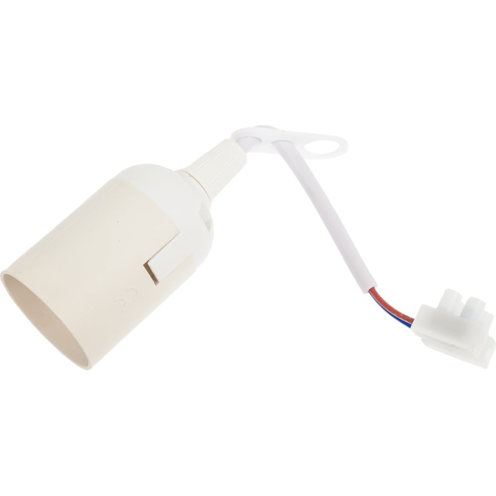 Изображение товара Патрон с клеммной колодкой ЭРА  Е27, пластик, белый Б0043676