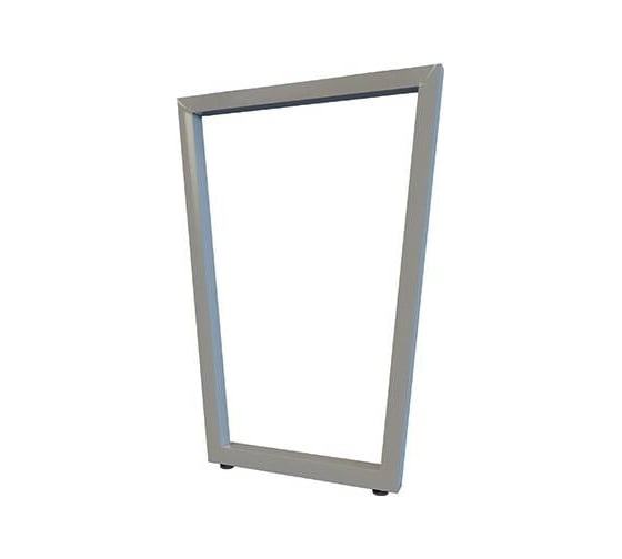 Изображение товара V-образная опора для стола MAKMART Лиссабон-ТC l.595, h.870, отделка сталь нержавеющая OP.17.870.INOX