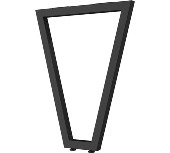 Изображение товара V-образная опора для стола MAKMART Лиссабон-Т l.550, h.720, отделка черный бархат (матовый) OP.15.720.9005