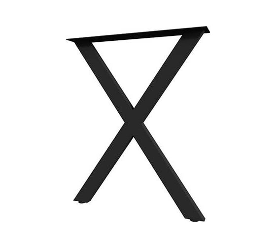 Изображение товара Опора для стола MAKMART Анкона l.595, h.820, отделка черный бархат (матовый) OP.16.820.9005