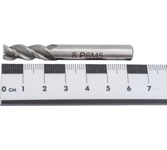 Изображение товара Фреза конц.ц/х ООО "ТМТ ГРУПП" 8 3-зуб Р6М5 150153