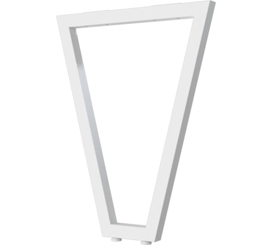 Изображение товара V-образная опора для стола MAKMART Лиссабон-Т l.550, h.720, отделка белый бархат (матовый) OP.15.720.9016