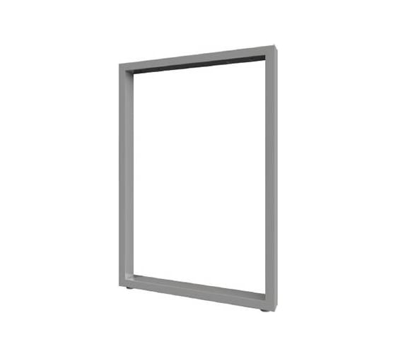 Изображение товара Опора для стола MAKMART Мадрид l.595, h.870, отделка сталь нержавеющая OP.08.870.INOX