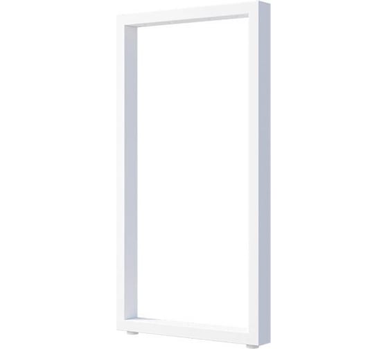 Изображение товара Опора для стола MAKMART Мадрид l.445, h.870, отделка белый бархат OP.09.870.9016