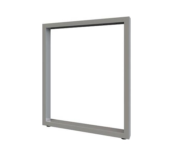 Изображение товара Опора для стола MAKMART Мадрид l.595, h.720, отделка сталь нержавеющая OP.08.720.INOX